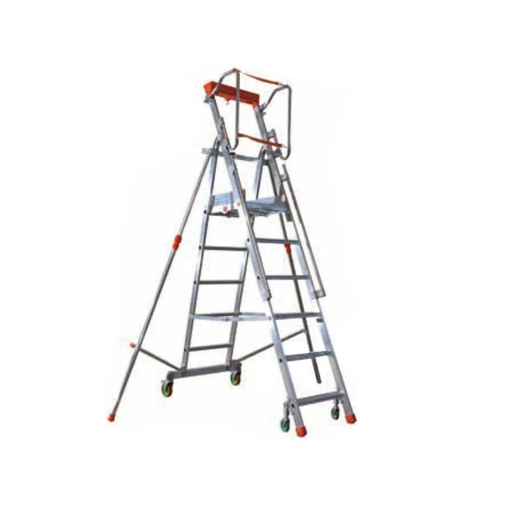 Facal Castà CTA-8 taitettava alumiinitikas, 316 cm, 395 cm työskentelykorkeus