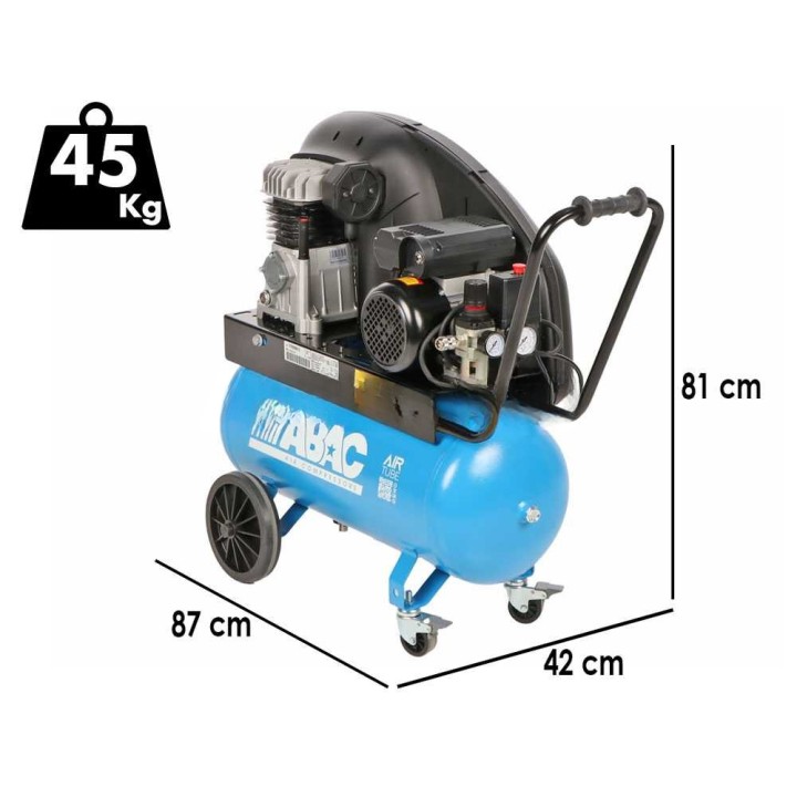 ABAC EXP A29B 50 CM2 hihnakompressori, 2 HP, 50 l, 230 V