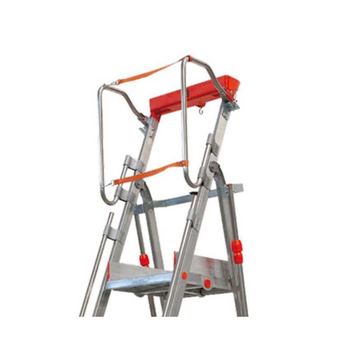 Facal Castà CTA-4 taitettava alumiinitikas, 3 + 3 askelmaa, 150 kg, 283 cm