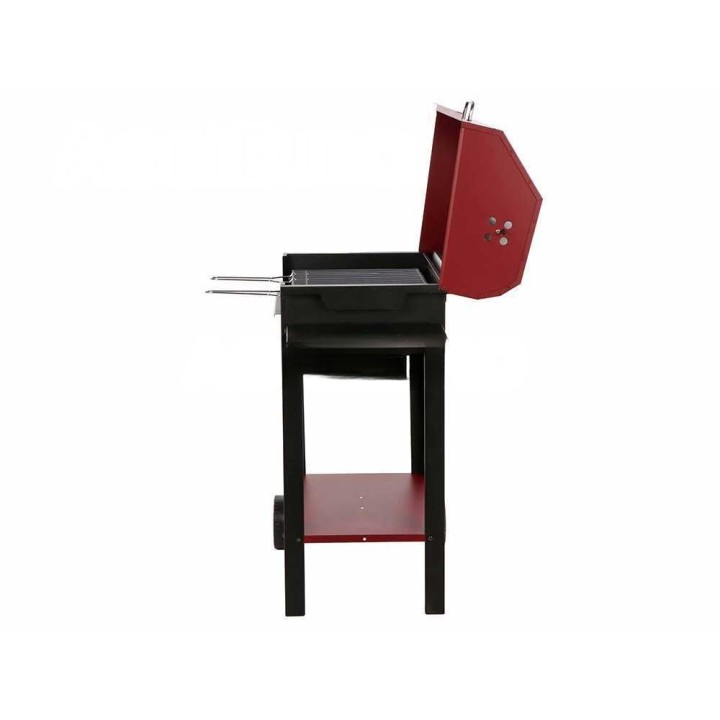 Mille Eliseo Small hiiligrilli, kromattu ritilä, 47,5 × 37 cm