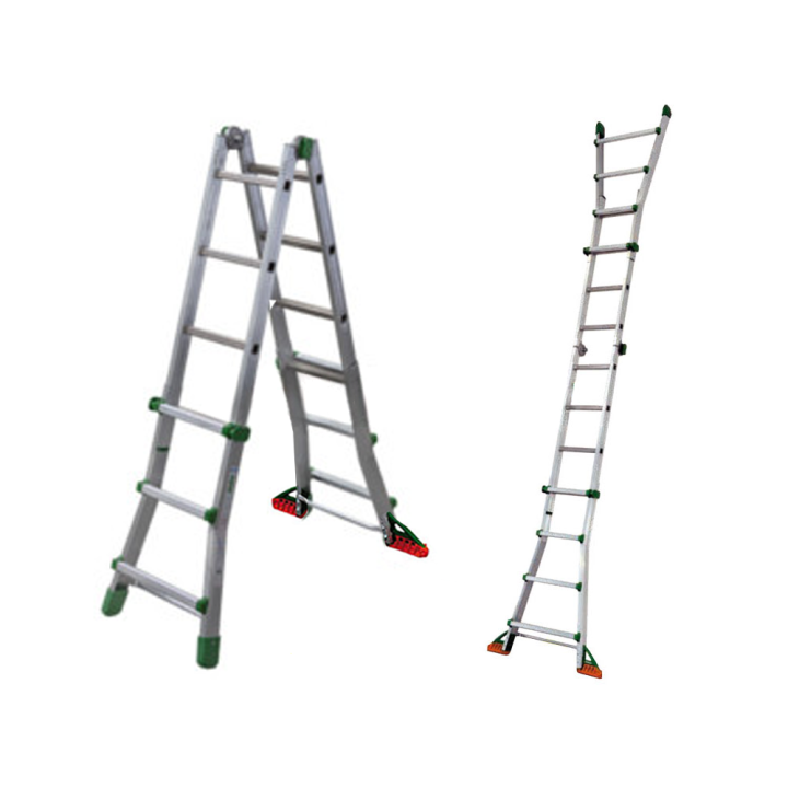 Facal BK/1,5 A teleskooppinen alumiinitikas, 2 × 7 askelmaa, 3,44 m