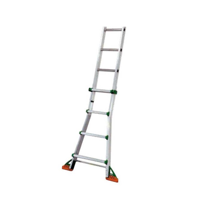 Facal Eurobriko BK/2 A alumiinitikas, 8 + 8 askelmaa, 150 kg, 490 cm