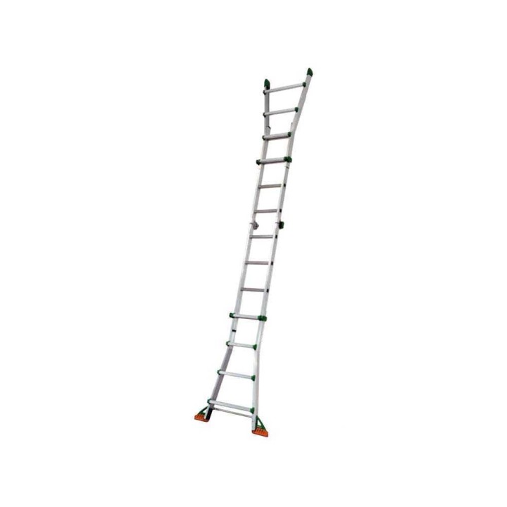 Facal Eurobriko BK/3 A teleskooppitikas, alumiini, 2 × 9 askelmaa, 4,56 m