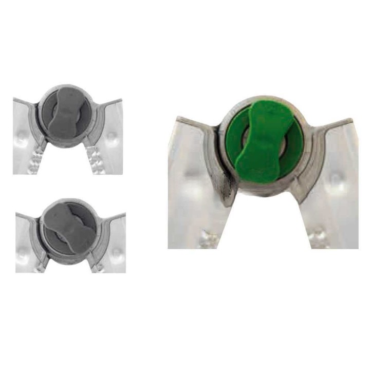 Facal Eurobriko BK/3 A teleskooppitikas, alumiini, 2 × 9 askelmaa, 4,56 m