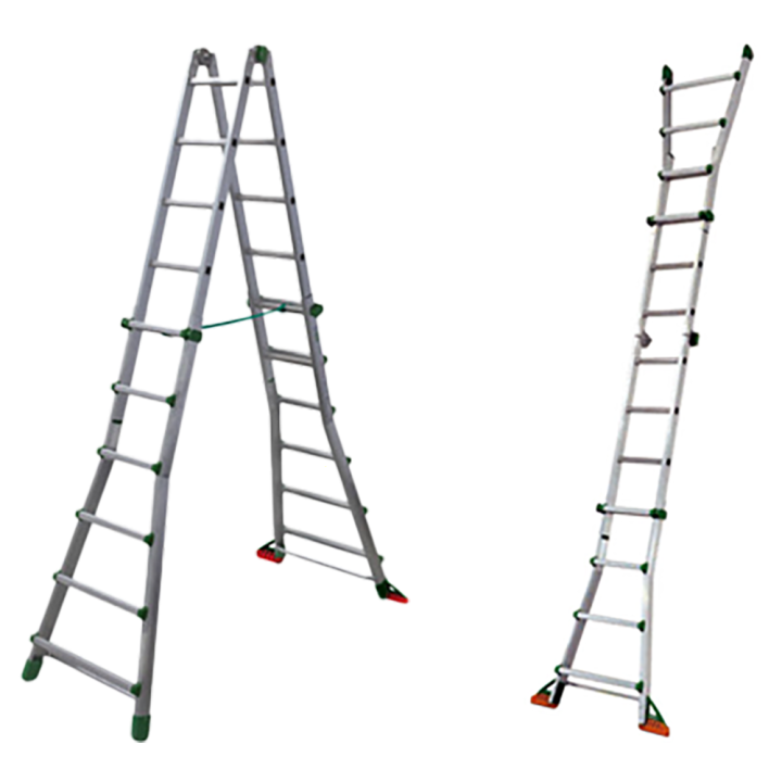 Facal Eurobriko 16 BK 5 A alumiinitikas 12 12 askelmaa 150 kg 570 cm