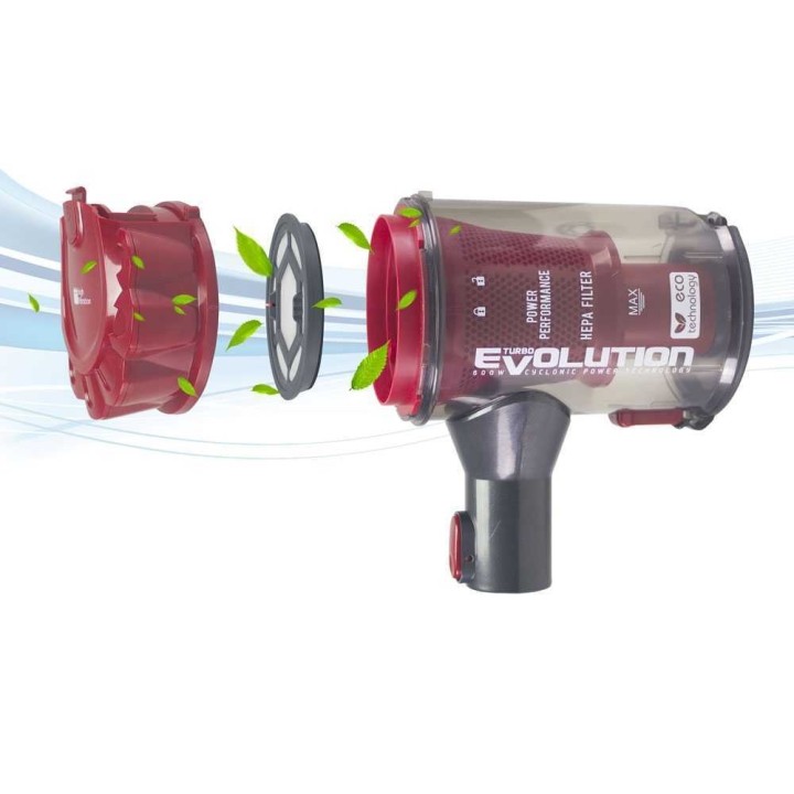 Beper P202ASP001 2-in-1-sähköharja, 600 W, 800 ml, HEPA-suodatin