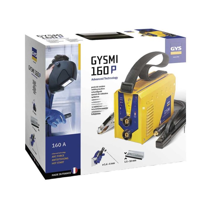 GYS GYSMI 160P MMA-hitsausinvertteri, 10–160 A, 230 V, hitsausmaski
