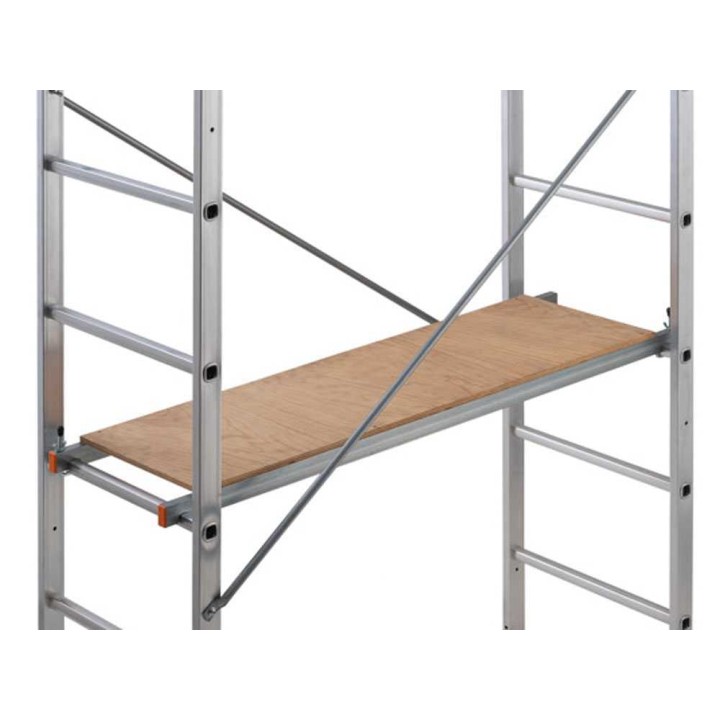 Gierre Easy 100 siirrettävä alumiiniteline, 182 cm, 150 kg ladata