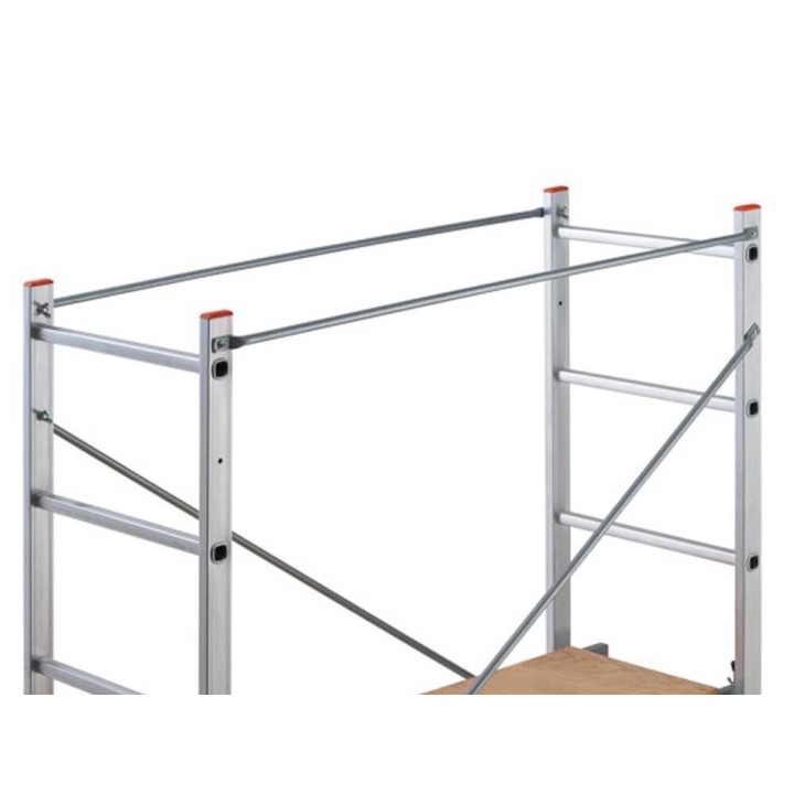 Gierre Easy 100 siirrettävä alumiiniteline, 182 cm, 150 kg ladata