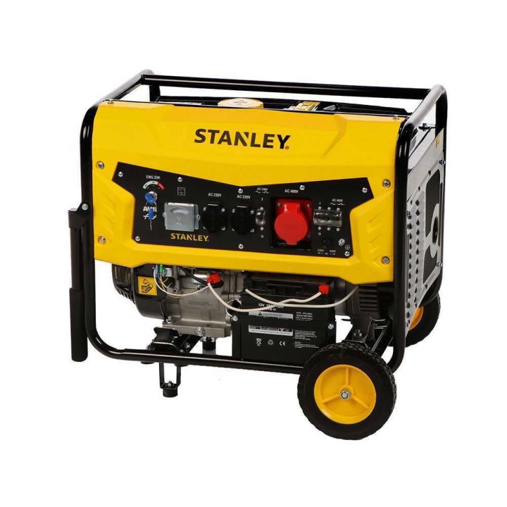 Stanley SG 7500B bensiinikäyttöinen kolmivaihegeneraattori, 7,5 kW, AVR