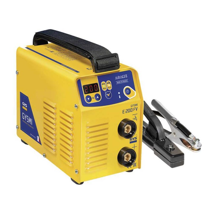 GYS Gysmi E200 FV hitsausinvertteri, MMA/TIG Lift DC, 10–200 A, kuljetuslaukku