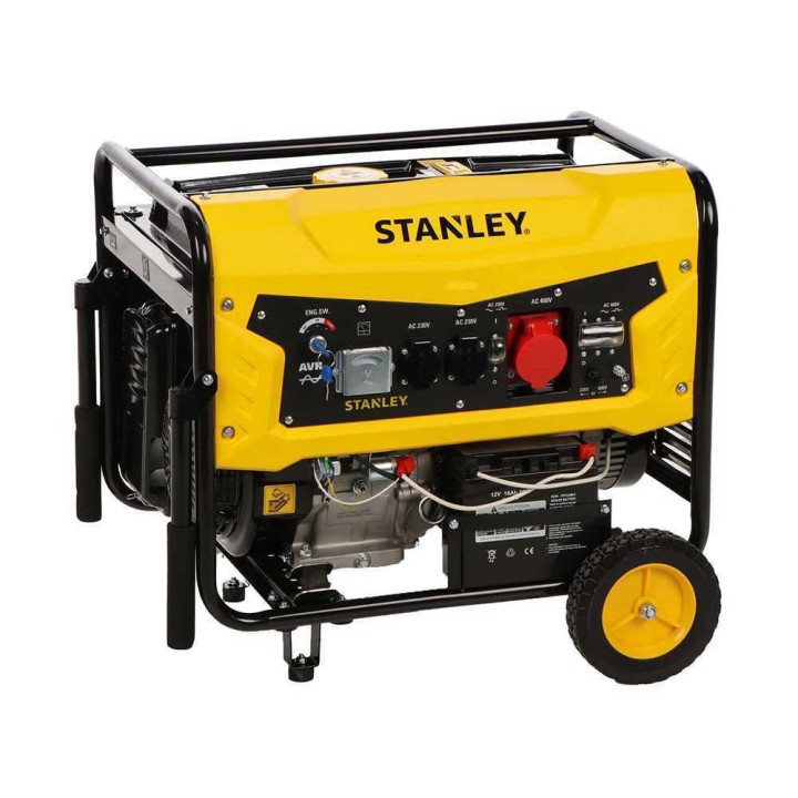Stanley SG 6500B bensiinigeneraattori, kolmivaiheinen, AVR, 6,5 kW