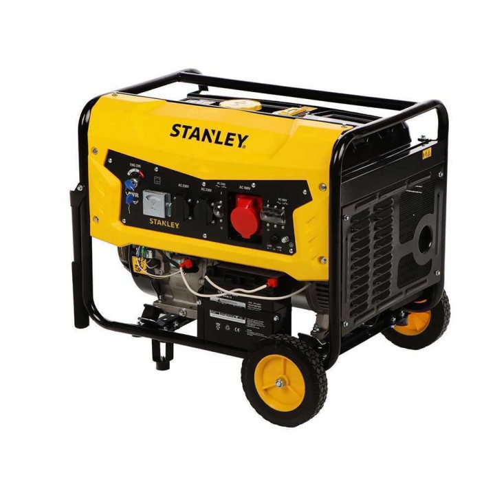 Stanley SG 6500B bensiinigeneraattori, kolmivaiheinen, AVR, 6,5 kW