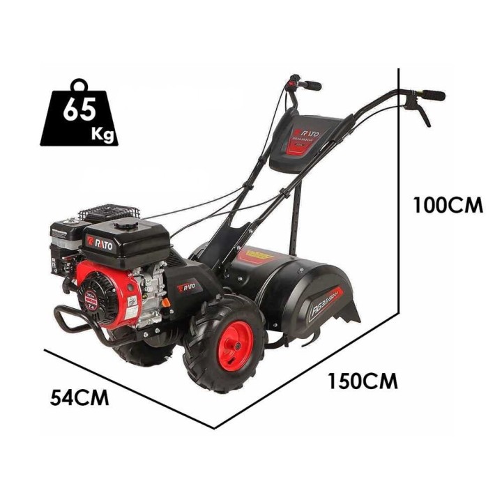 RG3.6-55Q-D-H bensiinijyrsin, Rato R210, 7 HP, 50 cm, 300 m²