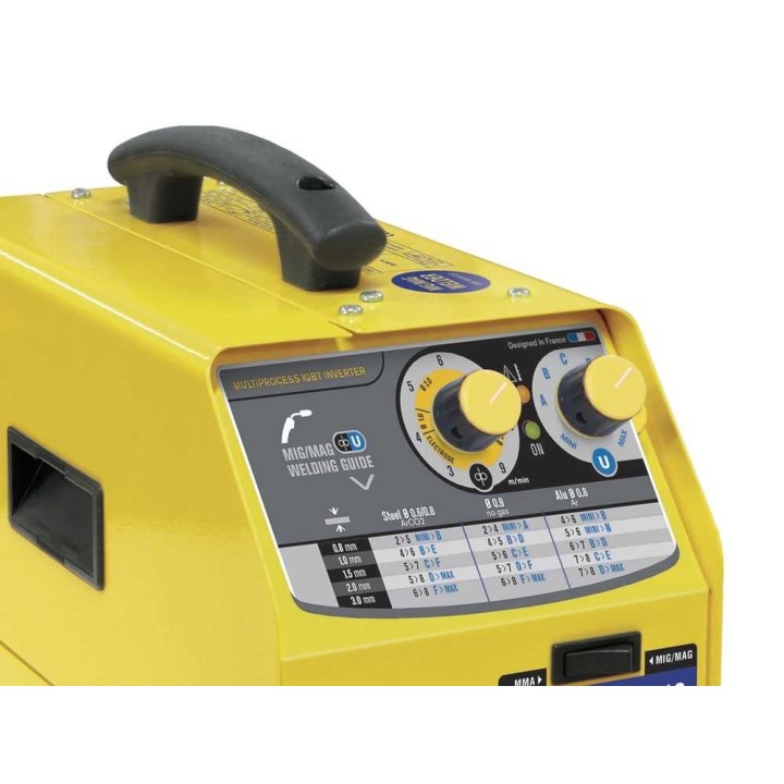 GYS Easymig 130 hitsauslaite, MIG/MAG, NO GAS ja MMA, 30–120 A, 230 V