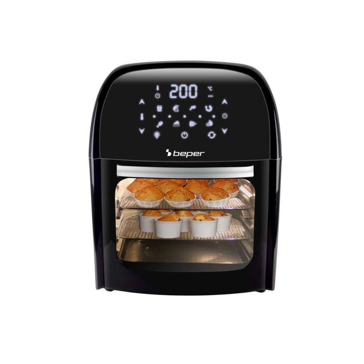 Beper P101FRI012 ilmafriteerauskeitin ja sähköuuni, 12 l, 1 800 W, 230 V