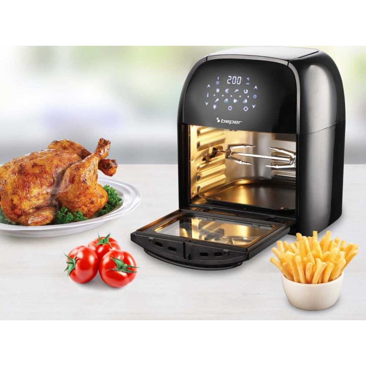 Beper P101FRI012 ilmafriteerauskeitin ja sähköuuni, 12 l, 1 800 W, 230 V