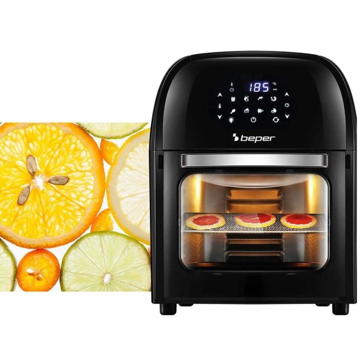 Beper P101FRI012 ilmafriteerauskeitin ja sähköuuni, 12 l, 1 800 W, 230 V