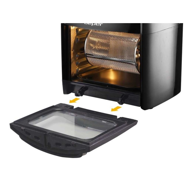 Beper P101FRI012 ilmafriteerauskeitin ja sähköuuni, 12 l, 1 800 W, 230 V