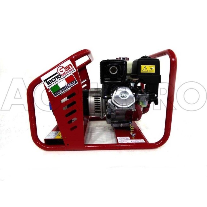 TecnoGen H5000 bensiinikäyttöinen aggregaatti, 3,6 kW, 230 V