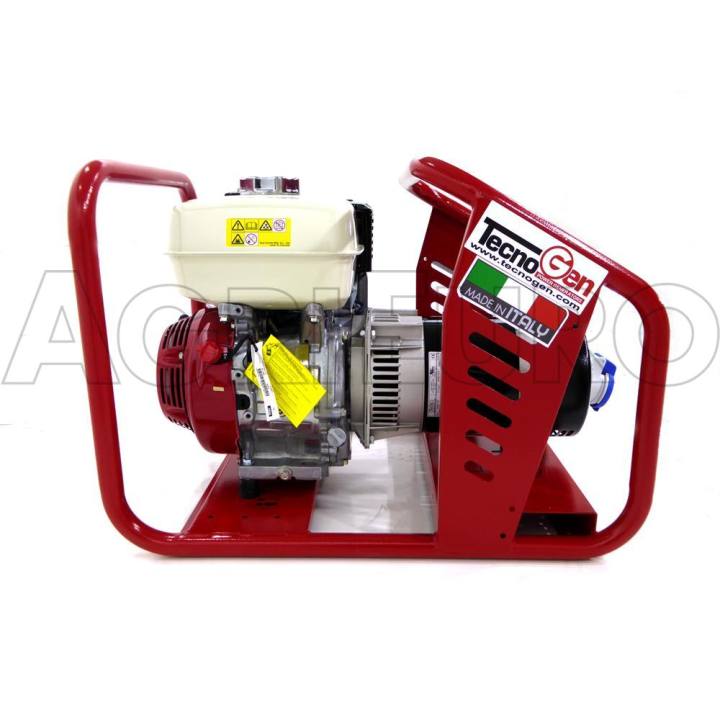 TecnoGen H5000 bensiinikäyttöinen aggregaatti, 3,6 kW, 230 V