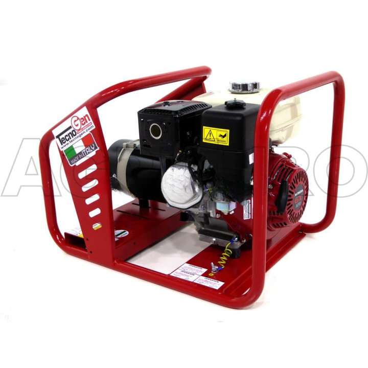 TecnoGen H5000 bensiinikäyttöinen aggregaatti, 3,6 kW, 230 V