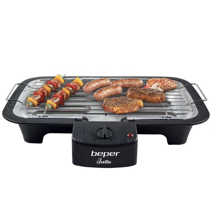 Beper Isetta sähkögrilli, 2 kW, 37 × 21 cm, 2 grillauskorkeutta