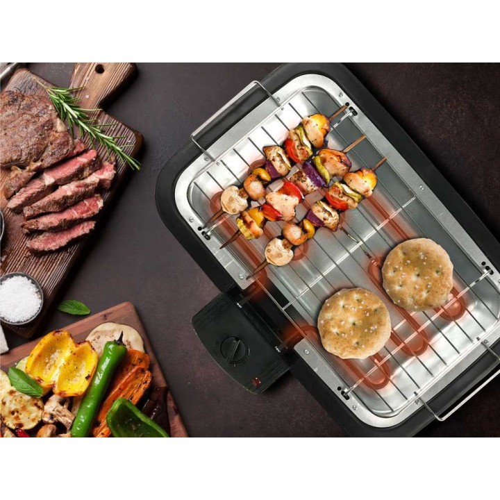 Beper Isetta sähkögrilli, 2 kW, 37 × 21 cm, 2 grillauskorkeutta