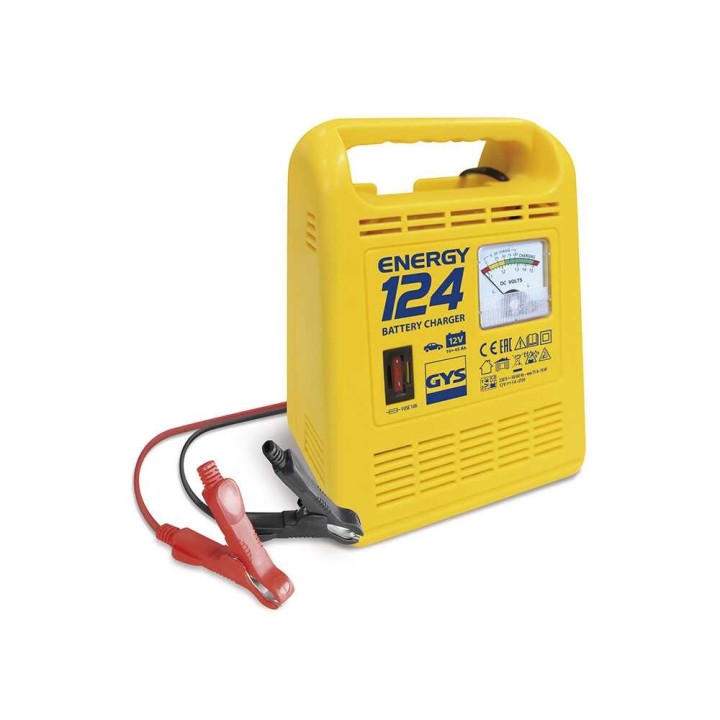 GYS Energy 124 akkulaturi lyijyakuille, 12 V, 10–45 Ah