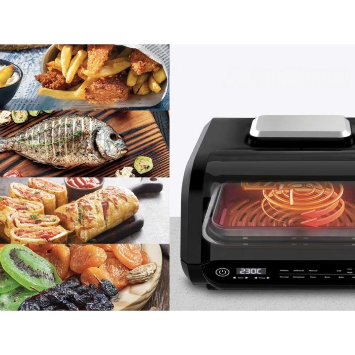 Beper P101FRI081 digitaalinen ilmafriteerauskeitin ja sähköuuni, 1 700 W, 3,5 l