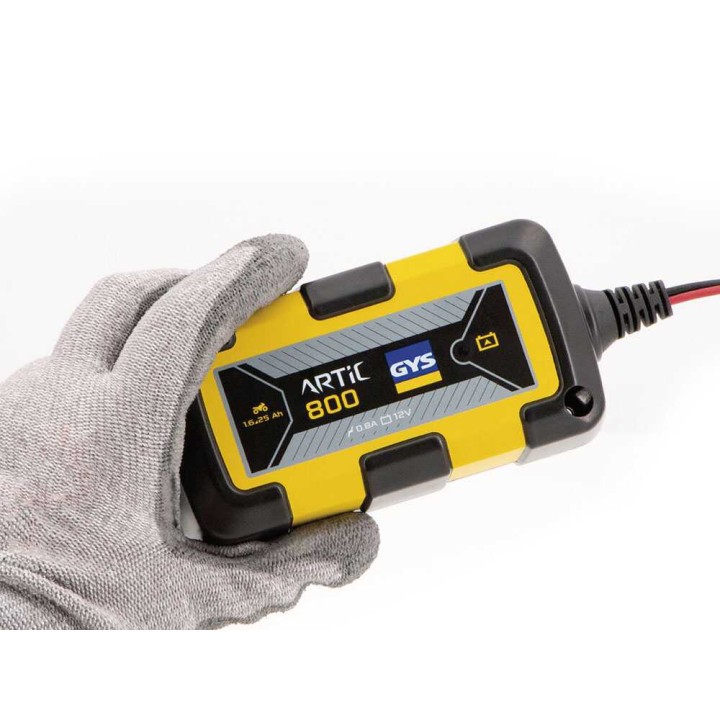 GYS artic 800 automaattinen akkulaturi ja ylläpitolaturi, 12 V, 0,8 A