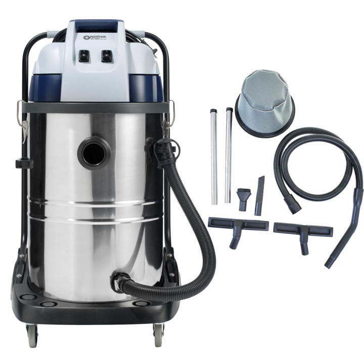 Nilfisk VL100 75 EU GO märkä kuivaimuri 75 l 2 000 W ruostumaton teräs