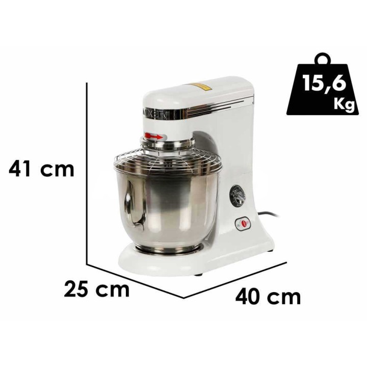 Prismafood iLine MZPL007 planetaarinen taikinakone, 7 l, 325 W, 230 V