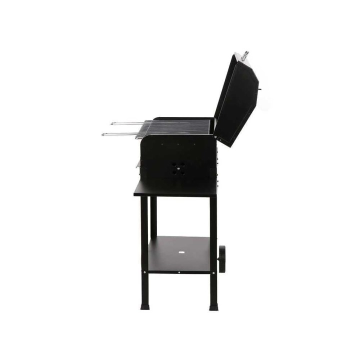 Ercole Medium hiiligrilli, 57,5 × 37 cm, kansi ja lämpömittari