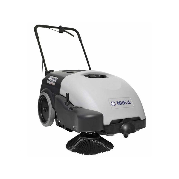 Nilfisk SW750 akkukäyttöinen lakaisukone, 60 l, 12 V, 46 Ah