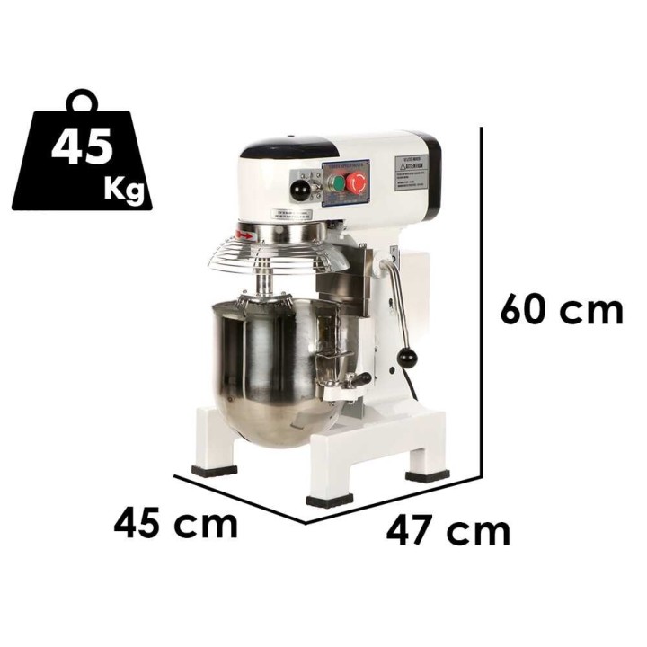 Prismafood iLine MZPL010 planetaarinen yleiskone, 10 l, 600 W, 230 V
