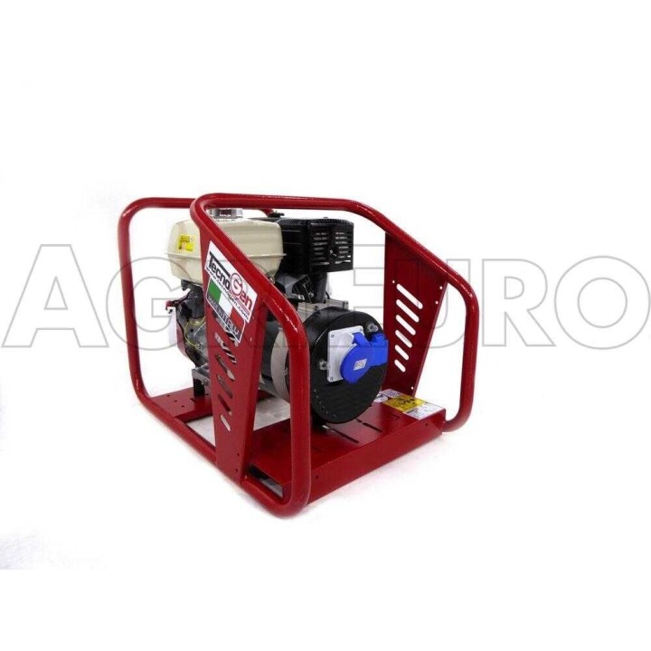 TecnoGen H8000 generaattori, 5,8 kW, 230 V, Honda GX 390