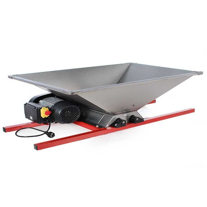 PMI.18 sähköinen rypäleiden murskain, ruostumaton teräs, 1 HP, 1 500 kg/h
