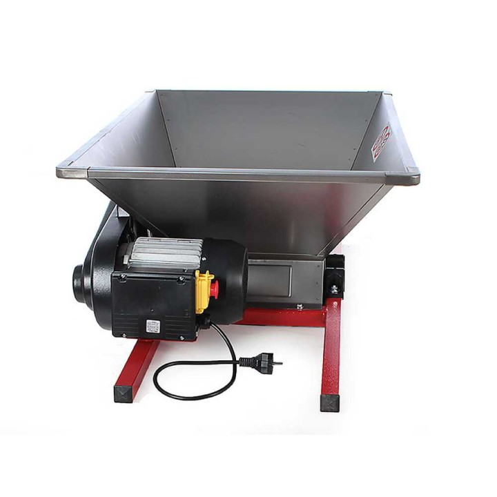 PMI.18 sähköinen rypäleiden murskain, ruostumaton teräs, 1 HP, 1 500 kg/h
