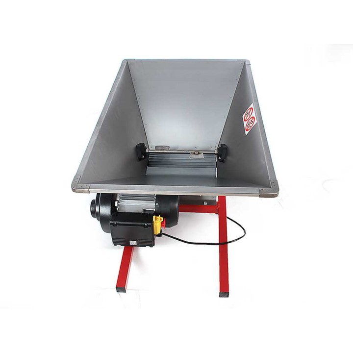PMI.18 sähköinen rypäleiden murskain, ruostumaton teräs, 1 HP, 1 500 kg/h