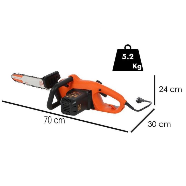 Black & Decker BECS1835-QS sähkömoottorisaha, 1 800 W, 35 cm, 230 V