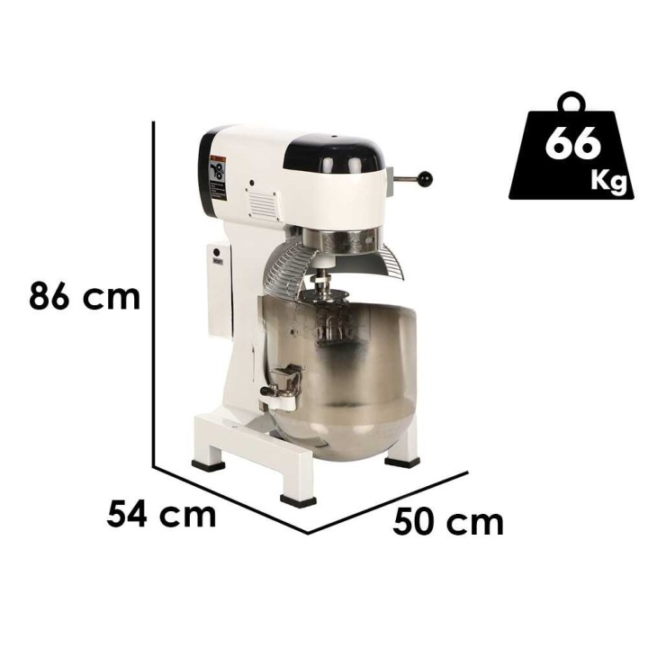Prismafood iLine MZPL030 planetaarinen taikinakone, 30 l, 1,1 kW, 230 V
