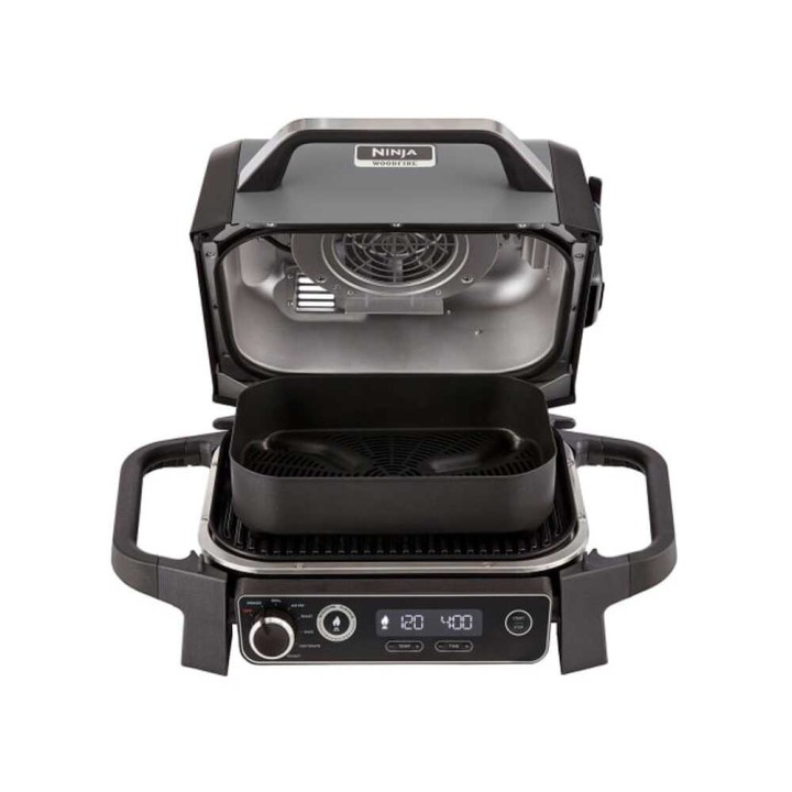 Ninja Woodfire OG701EU sähkögrilli, savustin ja ilmafriteeraus, 2,4 kW