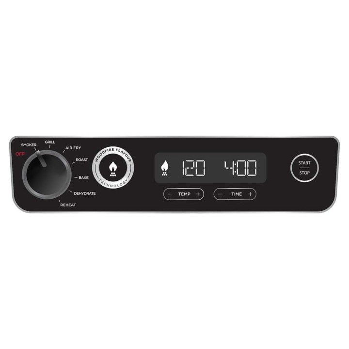Ninja Woodfire OG701EU sähkögrilli, savustin ja ilmafriteeraus, 2,4 kW