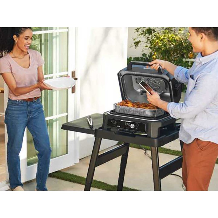 Ninja Woodfire Pro Connect XL OG901EU sähkögrilli ja savustin, 1,7 kW