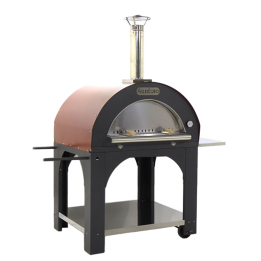 Cibus Red 100x80 puulämmitteinen pizzauuni 5 pizzaa punainen