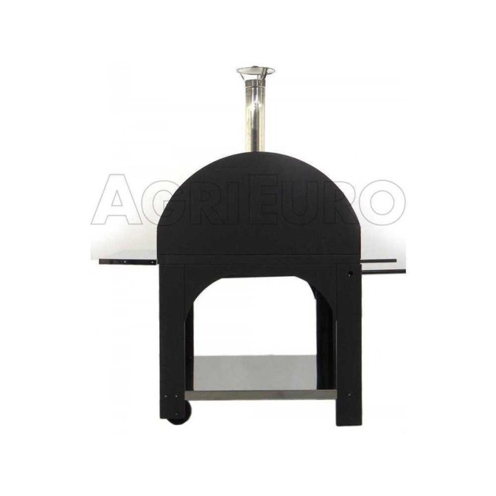 Cibus Red 100x80 puulämmitteinen pizzauuni, 5 pizzaa, punainen