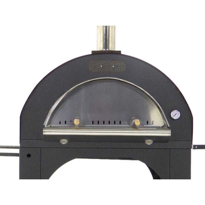 Cibus Red 100x80 puulämmitteinen pizzauuni, 5 pizzaa, punainen