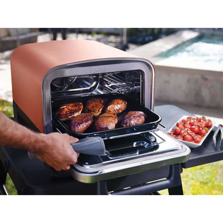 Ninja Woodfire OO101EU sähköuuni pizzoille ja paisteille, 2 400 W, 370 °C