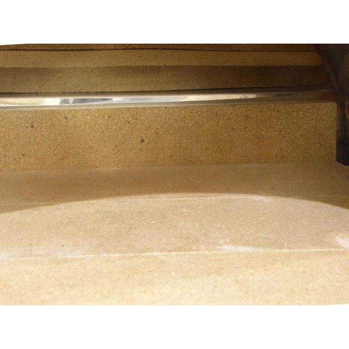 Cibus Inox 60x60 puulämmitteinen pizzauuni, 2 pizzaa, ruostumaton teräs